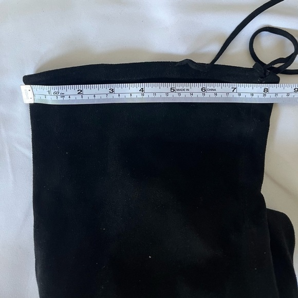 Express Over the knee heel sock boots adjustable faux suede size 8 Preow… - Picture 9 of 16